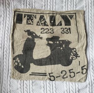 Vintage pillow cover